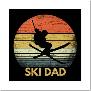 Ski Dad Wintersports Gift For Men Posters and Art